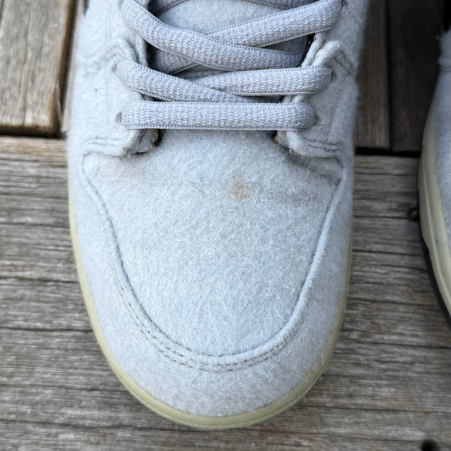 Nike SB Dunk Low Wolf Grey Wool Size 11