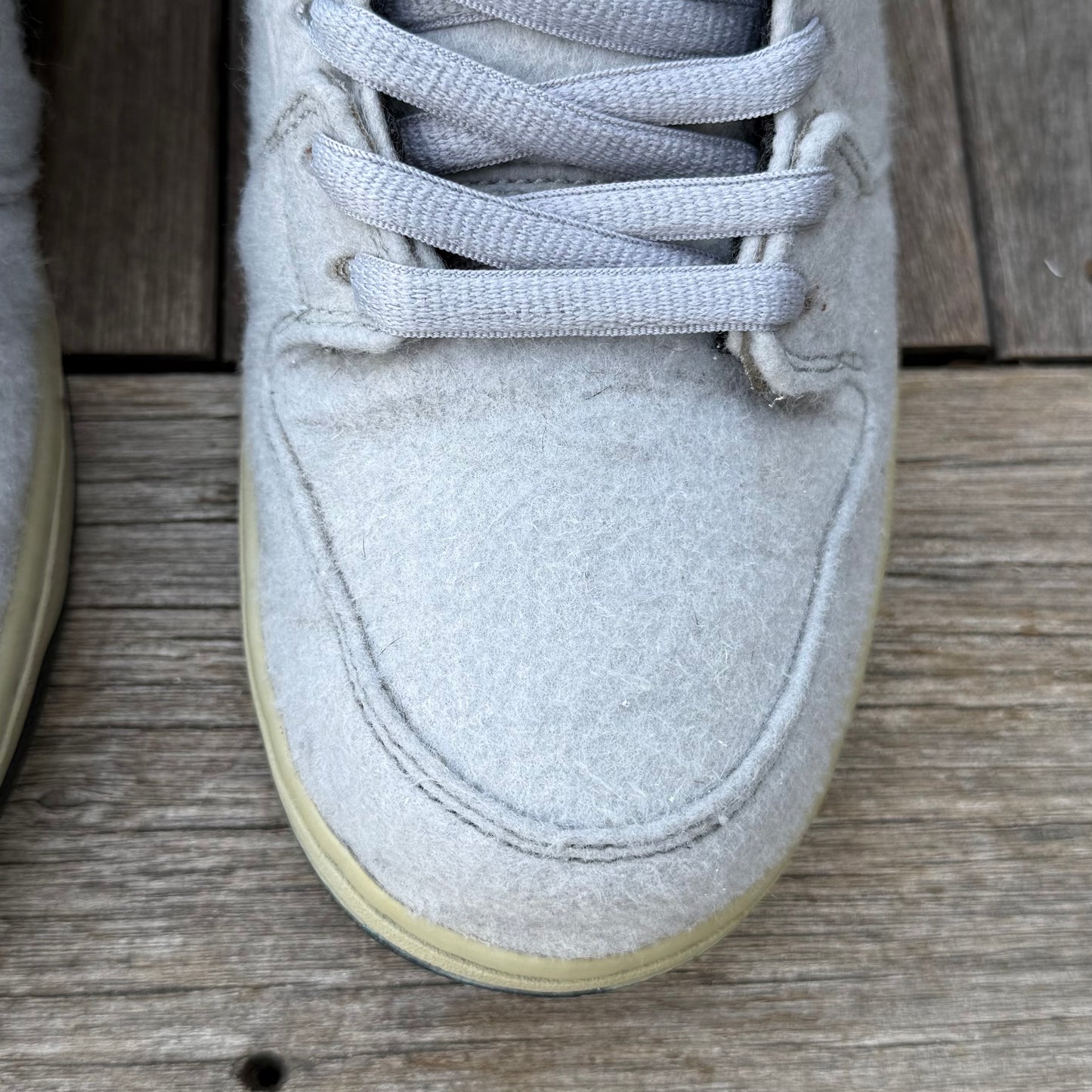 Nike SB Dunk Low Wolf Grey Wool Size 11