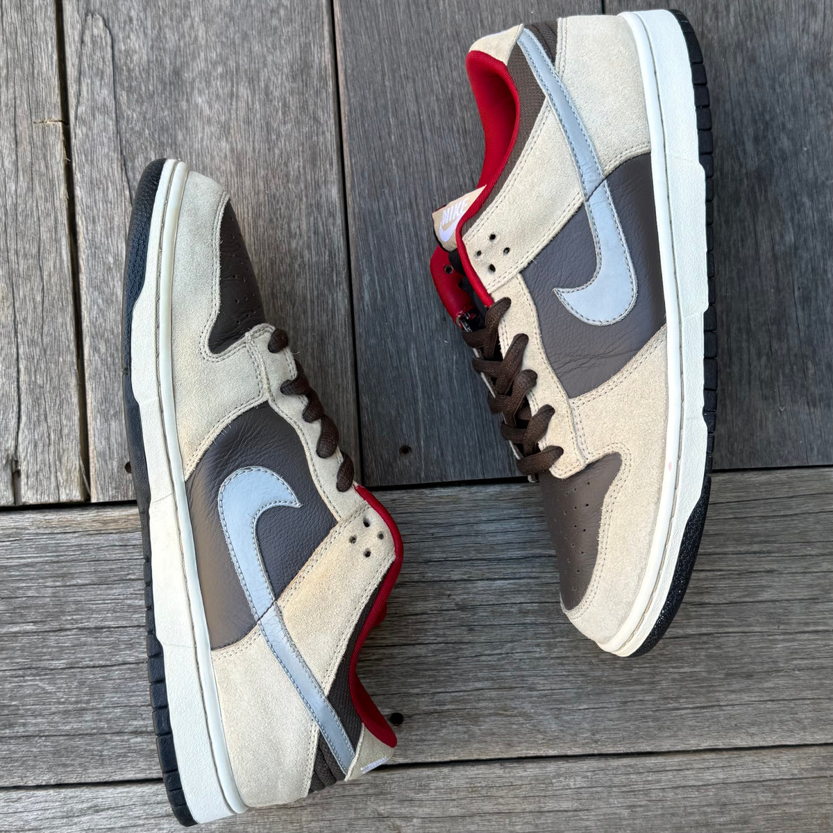 Nike SB Dunk Low Dark Chocolate Linen Size 10.5