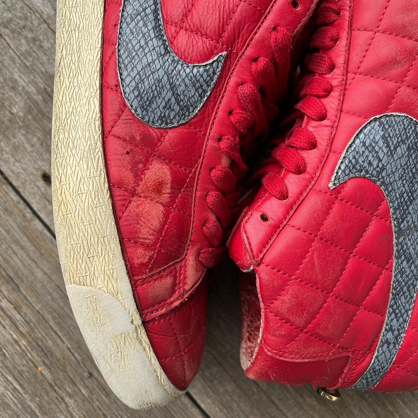 Nike SB Blazer Red Supreme Size 9