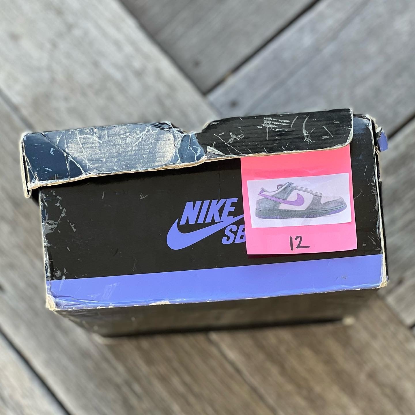 Nike SB Dunk Low Purple Pigeon Size 12